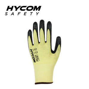 HYCOM Luvas industriais versáteis 15G com forro respirável para conforto e destreza Palm Foam Nitrile Revestimento PPE Luva